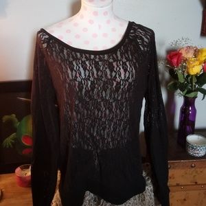PINK Lace Top